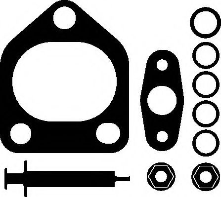 Set montaj, turbocompresor BMW Seria 3 Compact (E36) (1994 - 2000) ELRING 703.871 piesa NOUA