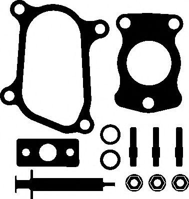 Set montaj, turbocompresor CITROEN XSARA (N1) (1997 - 2005) ELRING 714.630 piesa NOUA