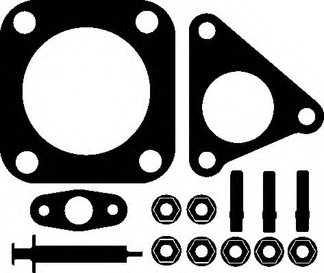 Set montaj, turbocompresor FIAT DUCATO bus (250, 290) (2006 - 2016) ELRING 047.190 piesa NOUA