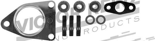 Set montaj, turbocompresor FORD FOCUS II Combi (DA) (2004 - 2012) VICTOR REINZ 04-10092-01 piesa NOUA