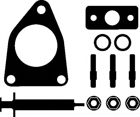 Set montaj, turbocompresor FORD GALAXY (WA6) (2006 - 2015) ELRING 714.640 piesa NOUA