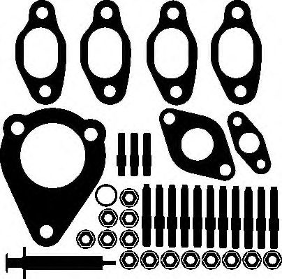 Set montaj, turbocompresor FORD GALAXY (WGR) (1995 - 2006) ELRING 704.020 piesa NOUA