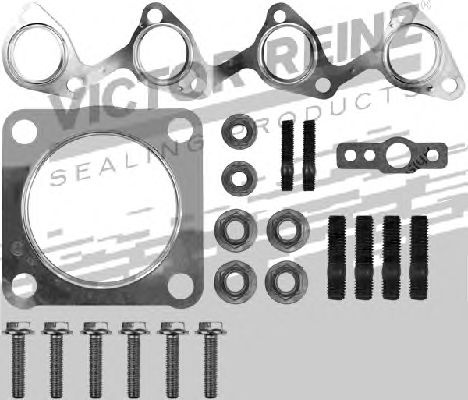 Set montaj, turbocompresor FORD TRANSIT CONNECT (P65, P70, P80) (2002 - 2016) VICTOR REINZ 04-10062-01 piesa NOUA