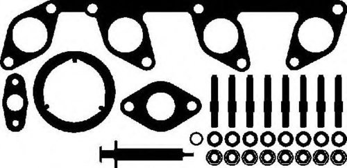 Set montaj, turbocompresor JEEP COMPASS (MK49) (2006 - 2016) ELRING 740.790 piesa NOUA