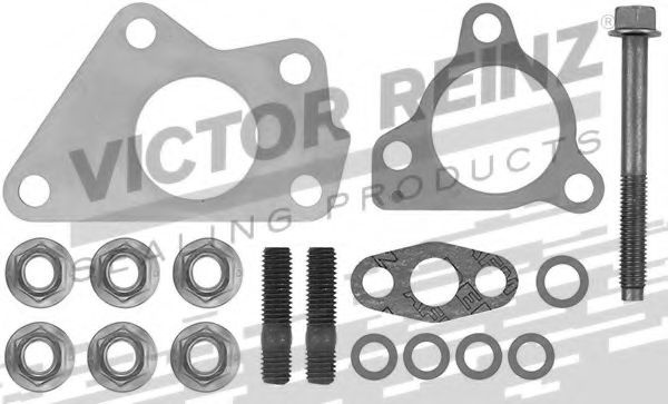 Set montaj, turbocompresor MAZDA 6 Station Wagon (GY) (2002 - 2007) VICTOR REINZ 04-10071-01 piesa NOUA