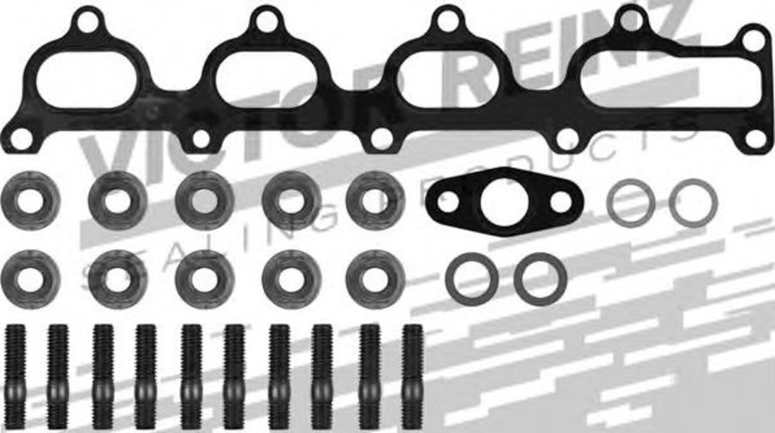 Set montaj, turbocompresor OPEL ASTRA G Hatchback (F48, F08) (1998 - 2009) VICTOR REINZ 04-10007-01 piesa NOUA