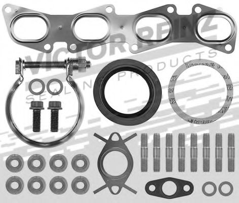 Set montaj, turbocompresor OPEL ASTRA H Combi (L35) (2004 - 2016) VICTOR REINZ 04-10208-01 piesa NOUA