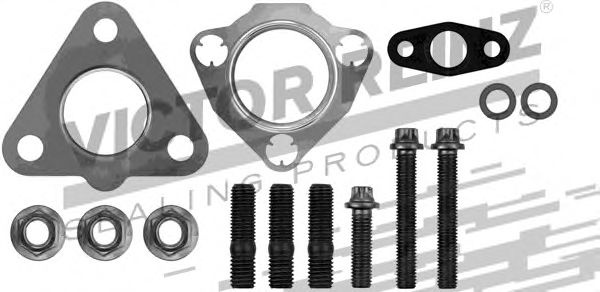 Set montaj, turbocompresor OPEL ASTRA H (L48) (2004 - 2016) VICTOR REINZ 04-10072-01 piesa NOUA