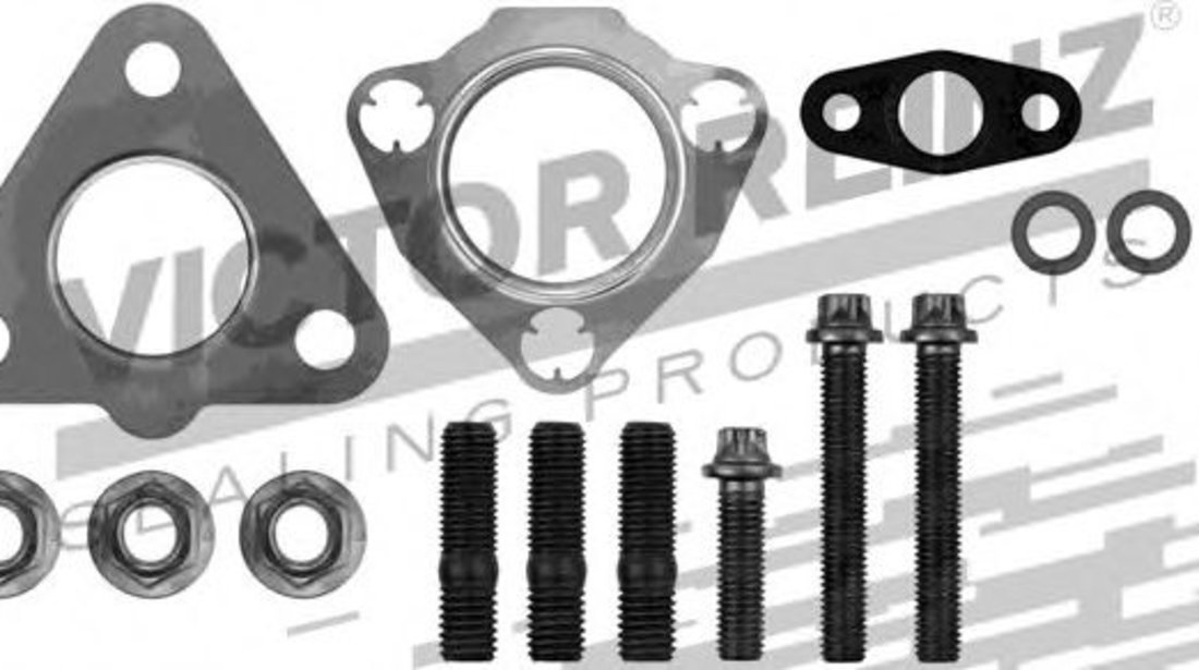 Set montaj, turbocompresor OPEL ASTRA H (L48) (2004 - 2016) VICTOR REINZ 04-10072-01 piesa NOUA