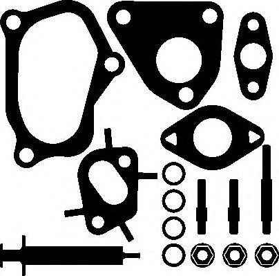 Set montaj, turbocompresor OPEL MERIVA (2003 - 2010) ELRING 715.320 piesa NOUA