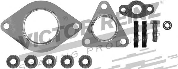 Set montaj, turbocompresor OPEL MOVANO caroserie (F9) (1999 - 2010) VICTOR REINZ 04-10102-01 piesa NOUA