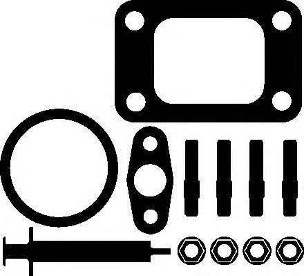 Set montaj, turbocompresor PEUGEOT BOXER caroserie (244) (2001 - 2016) ELRING 286.600 piesa NOUA