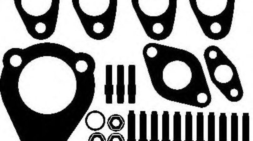 Set montaj, turbocompresor SEAT IBIZA IV (6L1) (2002 - 2009) ELRING 704.020 piesa NOUA