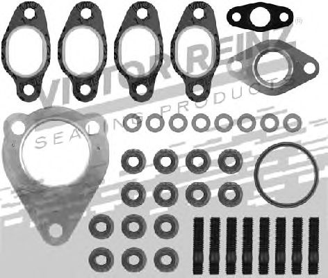 Set montaj, turbocompresor SEAT LEON (1M1) (1999 - 2006) VICTOR REINZ 04-10023-01 piesa NOUA