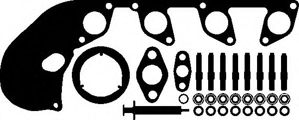 Set montaj, turbocompresor SEAT LEON (1P1) (2005 - 2012) ELRING 332.380 piesa NOUA