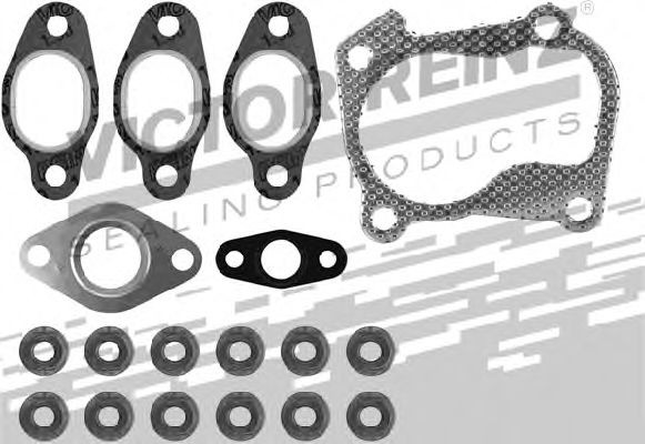 Set montaj, turbocompresor SKODA FABIA I (6Y2) (1999 - 2008) VICTOR REINZ 04-10118-01 piesa NOUA