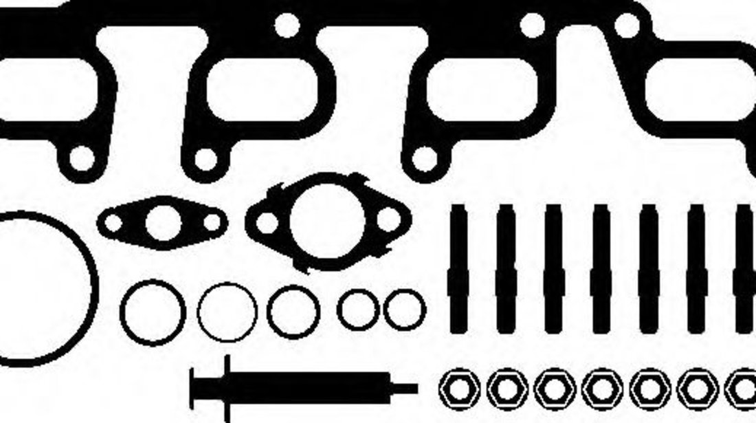 Set montaj, turbocompresor SKODA RAPID Spaceback (NH1) (2012 - 2016) ELRING 244.441 piesa NOUA