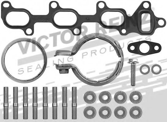 Set montaj, turbocompresor SMART FORFOUR (454) (2004 - 2006) VICTOR REINZ 04-10227-01 piesa NOUA