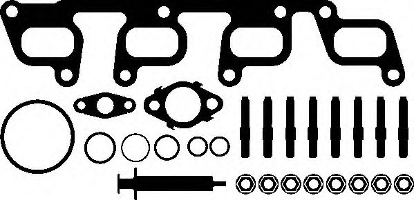 Set montaj, turbocompresor VW CADDY III Caroserie (2KA, 2KH, 2CA, 2CH) (2004 - 2016) ELRING 244.441 piesa NOUA