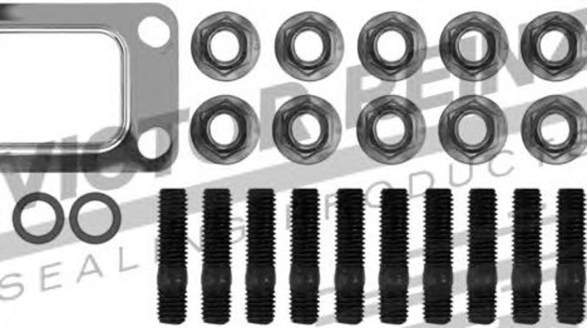 Set montaj, turbocompresor VW LT II platou / sasiu (2DC, 2DF, 2DG, 2DL, 2DM) (1996 - 2006) VICTOR REINZ 04-10105-01 piesa NOUA