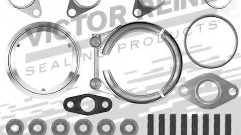 Set montaj, turbocompresor VW PASSAT (3C2) (2005 - 2010) VICTOR REINZ 04-10138-01 piesa NOUA