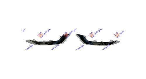 Set ornamente bara spate Renault Captur 2 2020- NOU 850765531R (CROMAT)