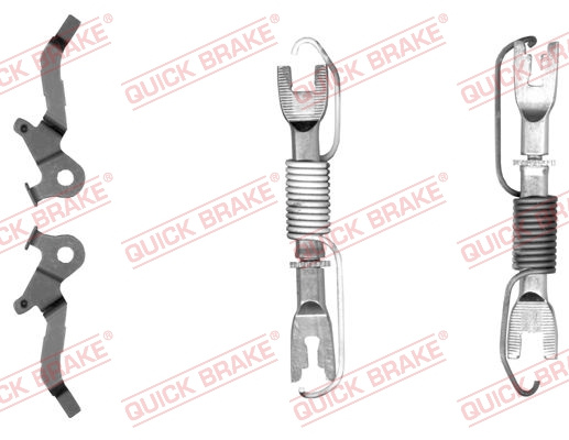 Set pentru reglare ulterioar?, frn? tambur puntea spate (10853007 QBK) RENAULT,TOYOTA