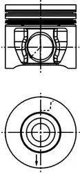 Set pistoane Ford Transit 2.4 TDCI 87 839300 62 / 8772725