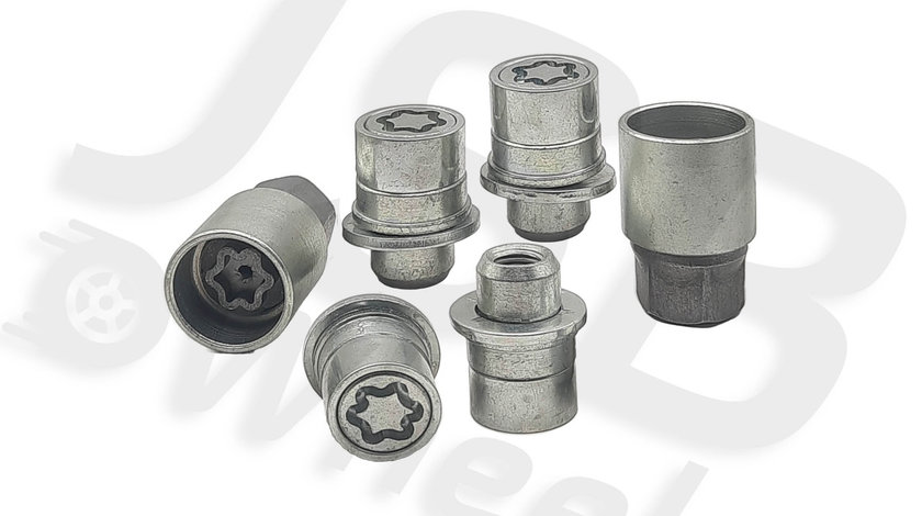 Set piulite antifurt Starlock cu 2 chei M12x1.5 Toyota, Lexus