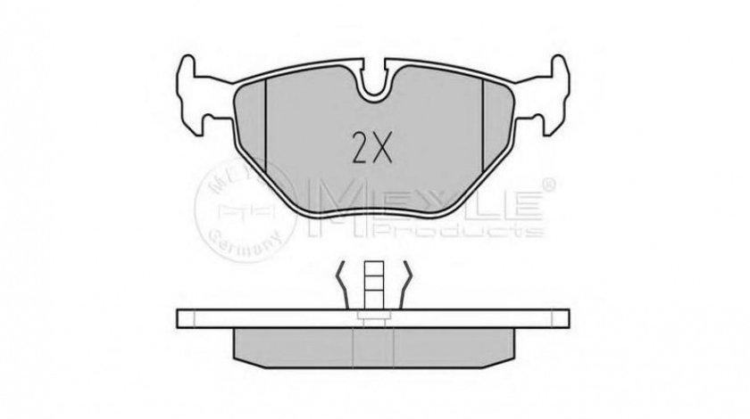 Set placute de frana BMW 3 Compact (E36) 1994-2000 #2 0252160717