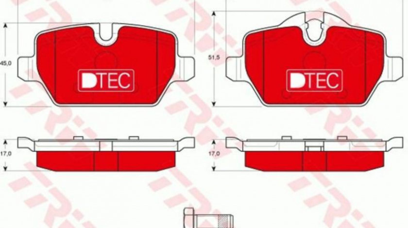 Set placute de frana BMW 3 (E90) 2005-2011 #2 0252362316