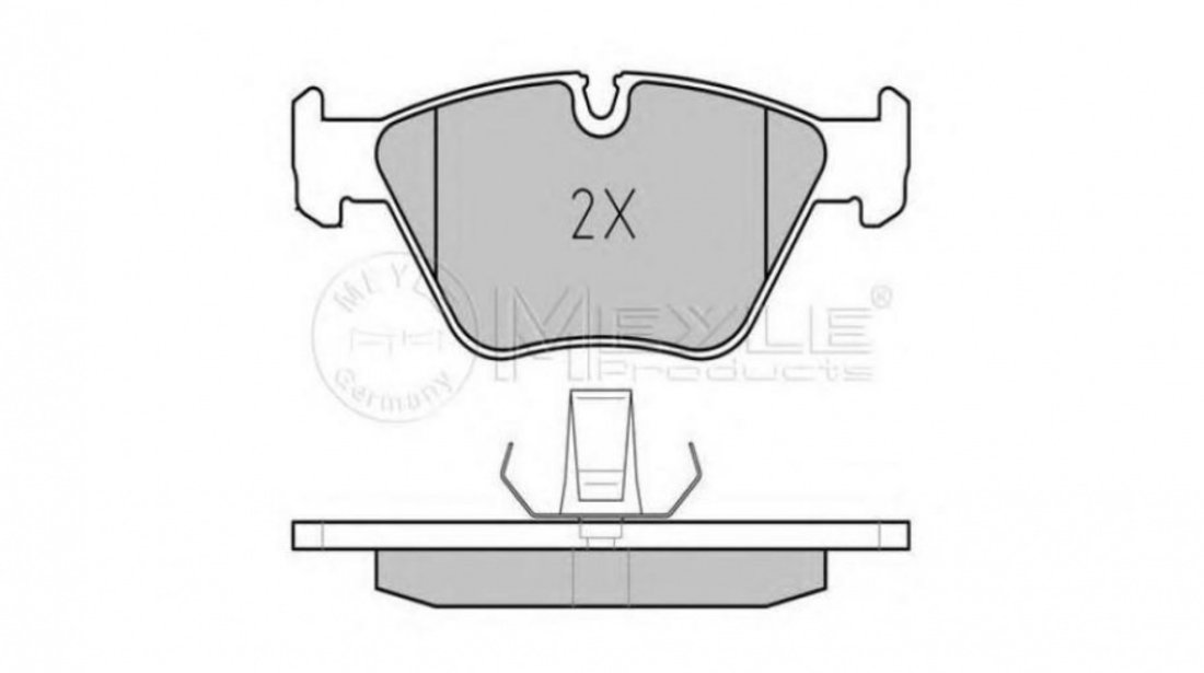 Set placute de frana BMW 5 (E39) 1995-2003 #2 0252167720PD