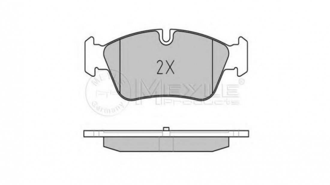 Set placute de frana BMW BMW 1 (E87) 2003-2013 #2 0252393517PD