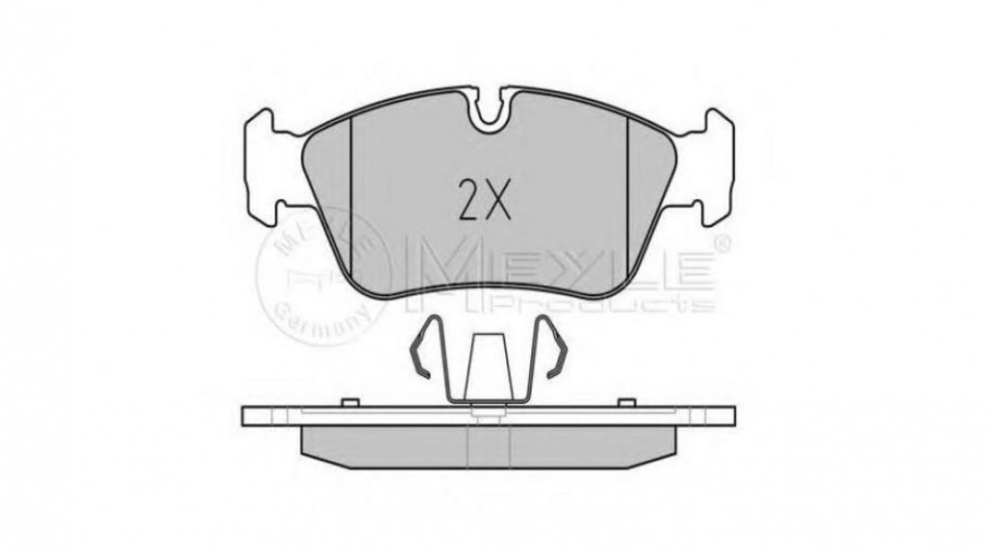 Set placute de frana BMW BMW 1 (E87) 2003-2013 #2 0252393517PD