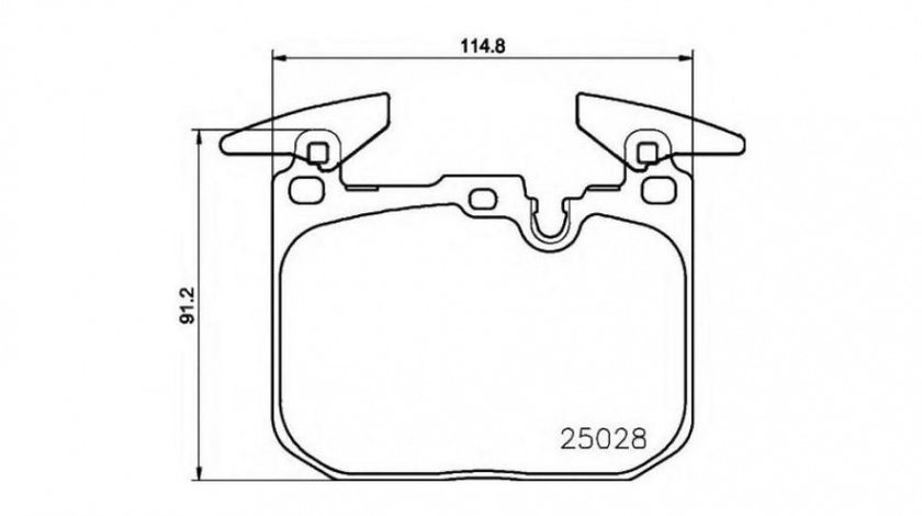 Set placute de frana BMW i8 (2014->) [I12] #2 2502801