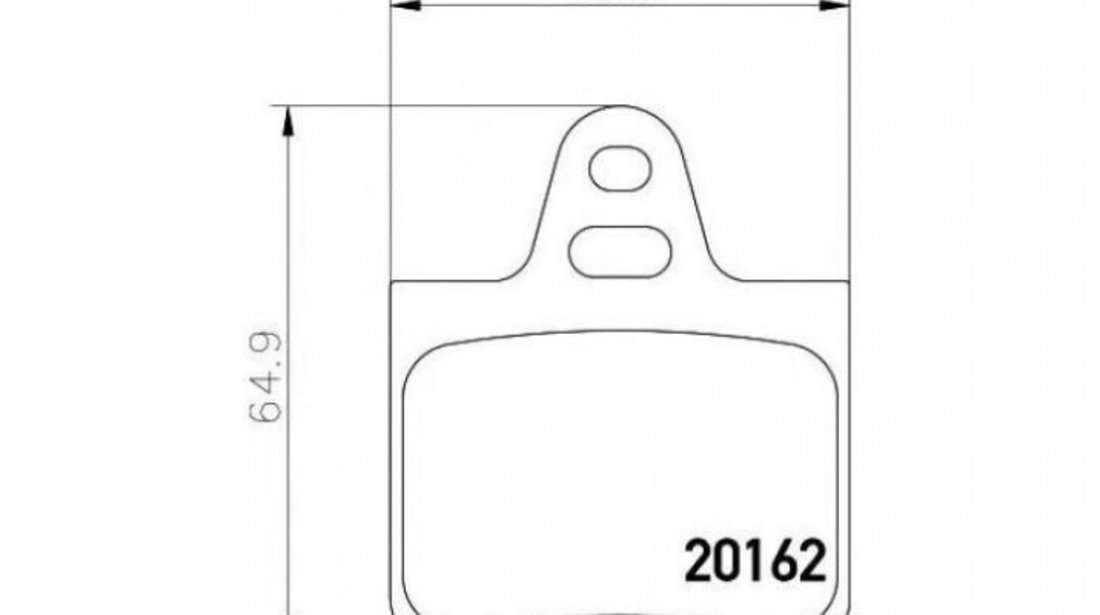 Set placute de frana Citroen XANTIA (X1) 1993-1998 #2 0000425172