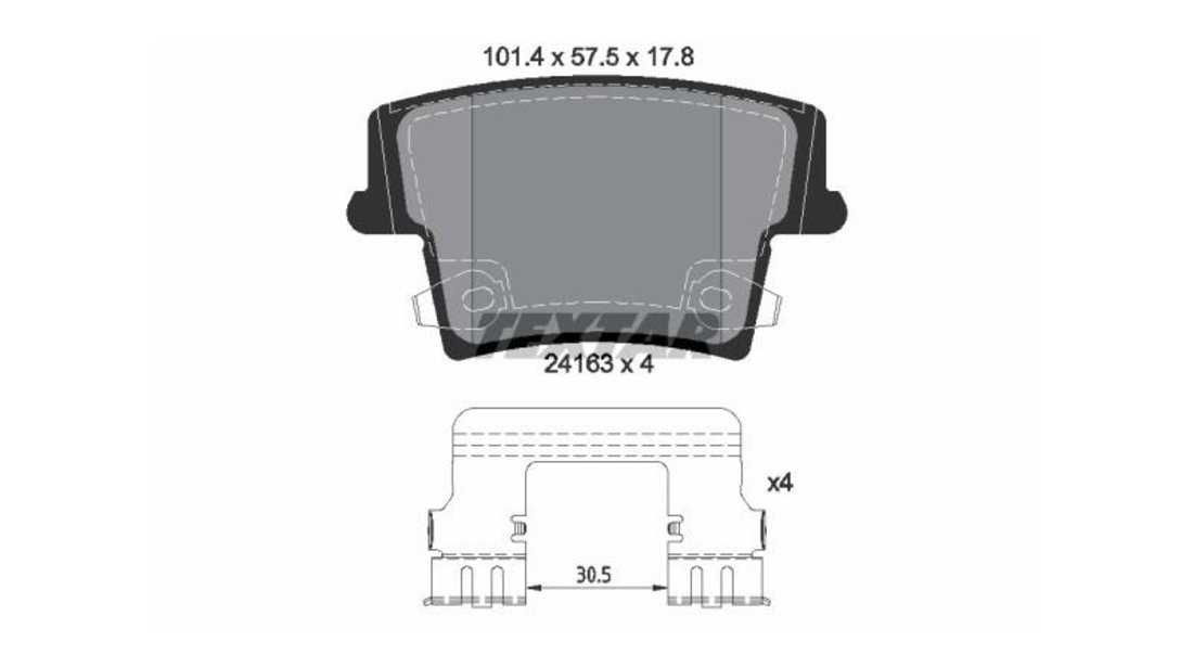 Set placute de frana Dodge CHARGER 2005-2010 #2 05139191AA