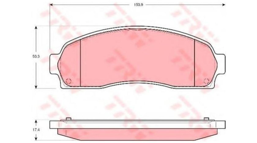 Set placute de frana Ford USA EXPLORER (U2) 1994-2001 #2 05P1542