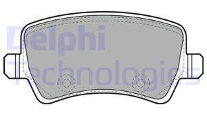 Set placute de frana,frana de parcare cu disc puntea spate (LP2008 DELPHI) FORD,LAND ROVER,VOLVO,VOLVO (CHANGAN),VOLVO ASIA