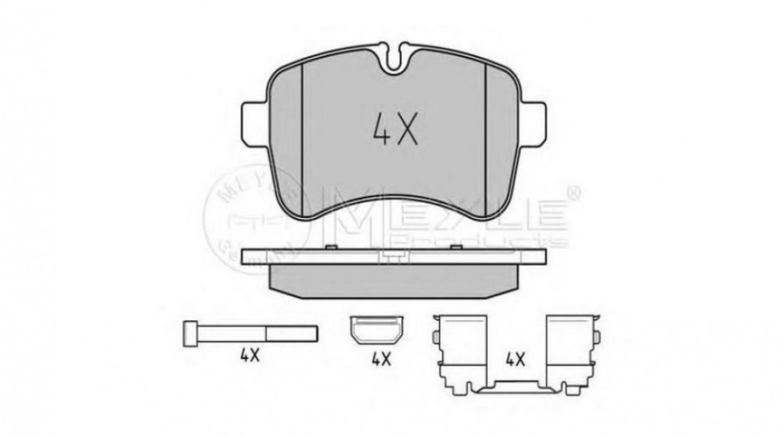 Set placute de frana Iveco DAILY IV caroserie inchisa/combi 2006-2012 #2 0252923221