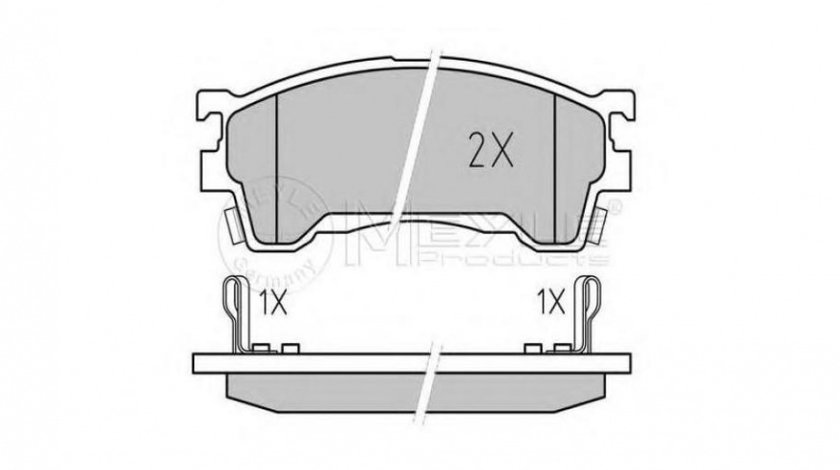 Set placute de frana Mazda PREMACY (CP) 1999-2005 #2 0252175416