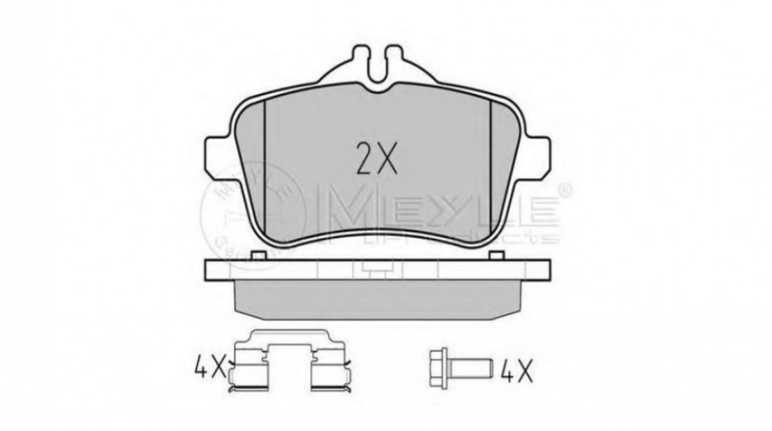 Set placute de frana Mercedes GL-CLASS (X166) 2012-2016 #2 0064203320