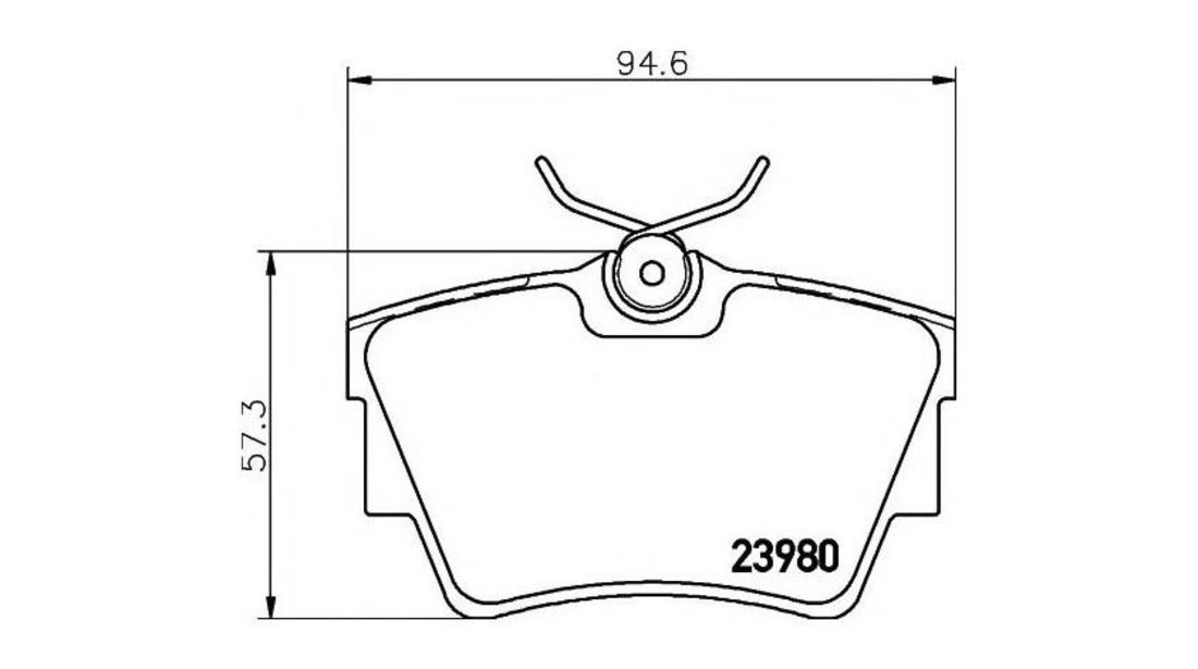 Set placute de frana Nissan PRIMASTAR platou / sasiu 2002-2006 #3 059130