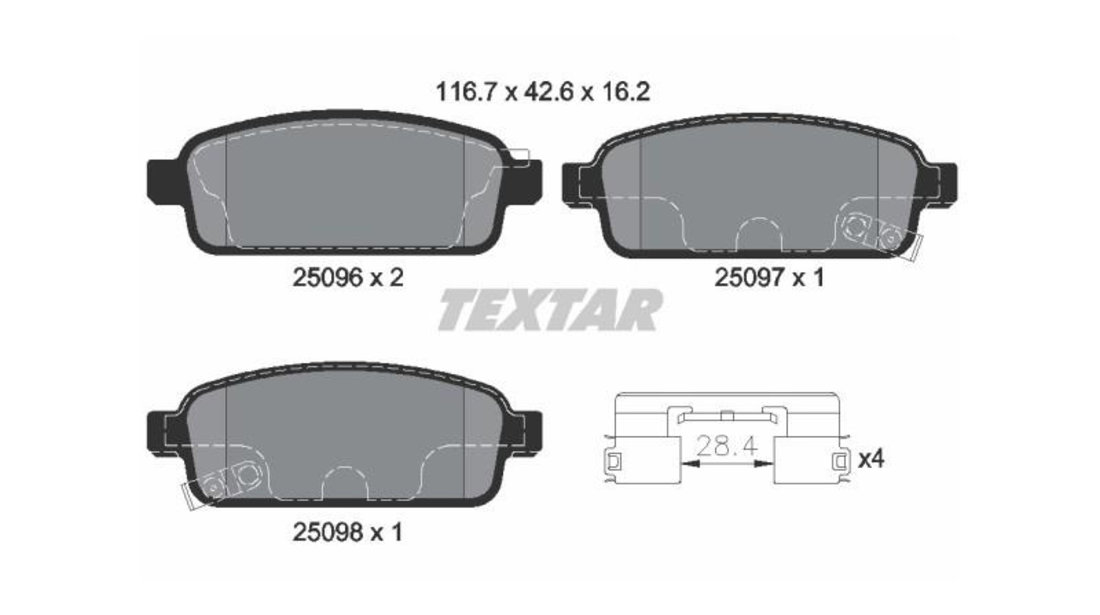 Set placute de frana Opel ASTRA J Sports Tourer 2010-2016 #2 0986494435