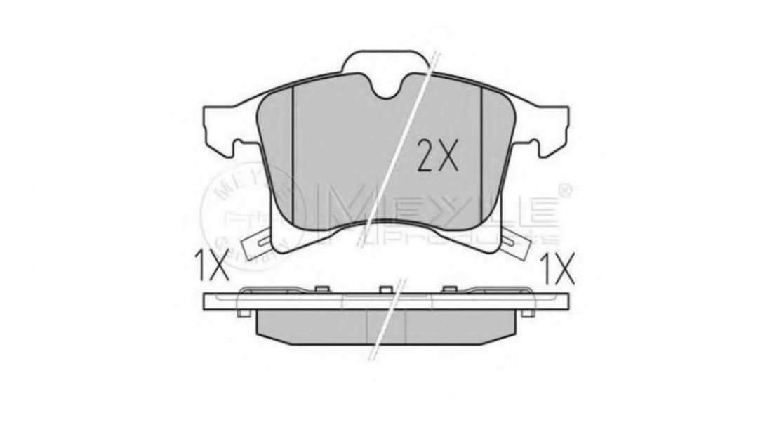 Set placute de frana Opel COMBO Tour 2001-2016 #2 0252833219PD