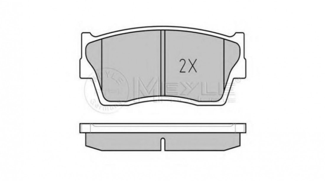 Set placute de frana Suzuki X-90 (EL) 1995-1997 #2 0252150014