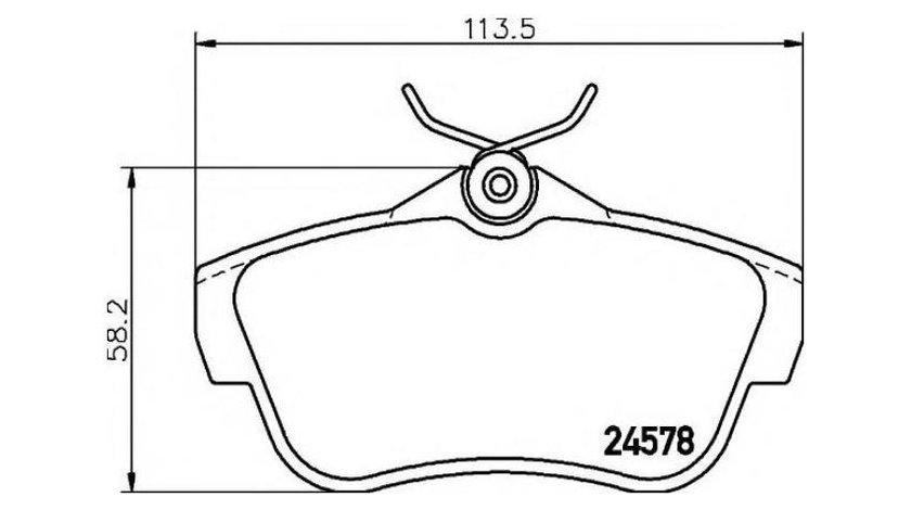 Set placute de frana Toyota PROACE caroserie inchisa/combi 2013-2016 #2 0986494192