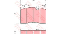 Set placute frana BMW 2500-3.3 (E3) 1968-1977 #2 0...