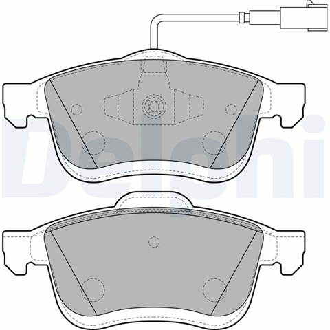 Set Placute Frana Delphi Opel LP3270