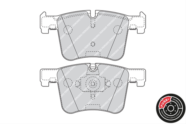 Set Placute Frana Ferodo Bmw FDB4394